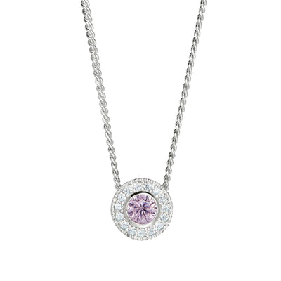 Kelly Waters Sterling Silver Pendant Charm Featuring a Simulated October Birthstone