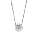 Kelly Waters Sterling Silver Pendant Charm Featuring a Simulated October Birthstone