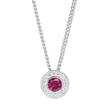 Kelly Waters Sterling Silver Pendant Charm Featuring a Simulated July Birthstone