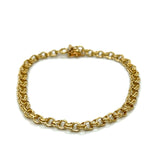 “Bff2” 10K Yellow Gold 5.5g 4.5mm Charm Bracelet – 7" Estate