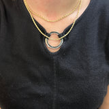 "Charlotte" 14K Yellow Gold 30" Rope Chain 2.4mm 12g Estate