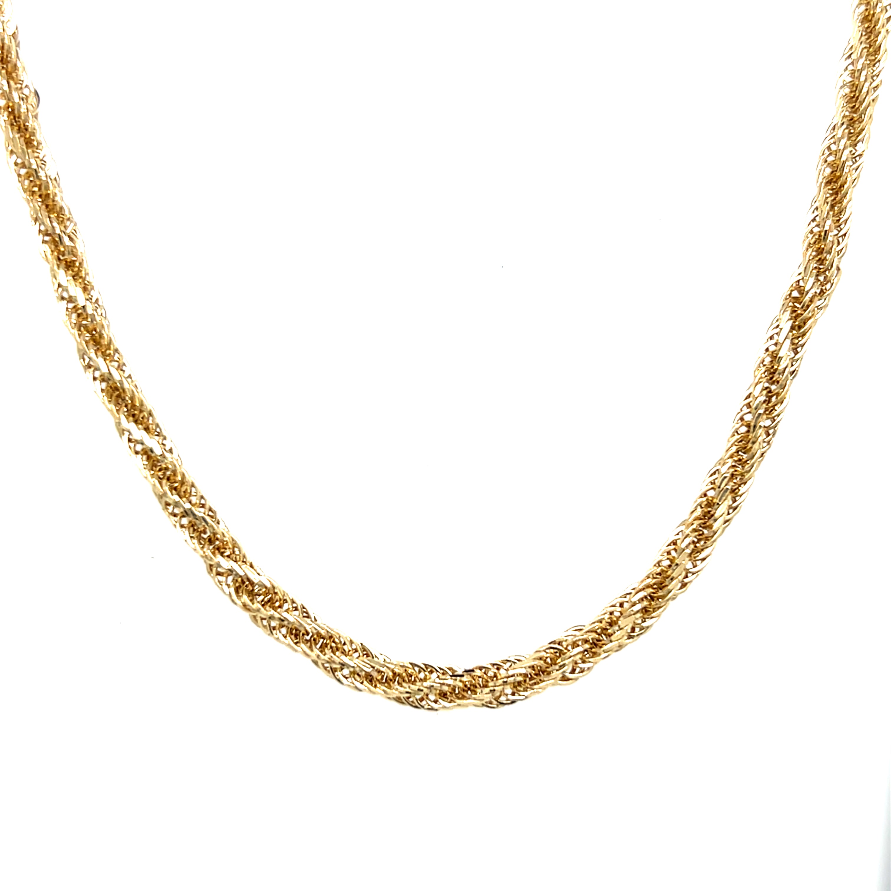 "Citron" 14K Yellow Gold Loose Rope Chain 18" 7g 3.8mm