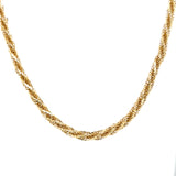 "Citron" 14K Yellow Gold Loose Rope Chain 18" 7g 3.8mm