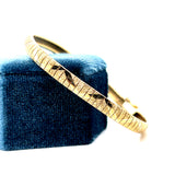 "Copper" 10K Yellow Gold 9g Omega Bracelet 5mm