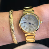 "Copper" 10K Yellow Gold 9g Omega Bracelet 5mm