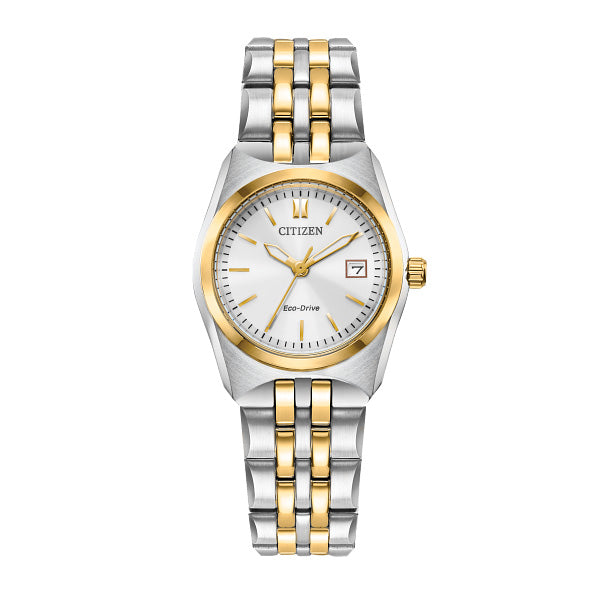 Ladies Eco-Drive Two-Tone Stainless Steel Corso Watch