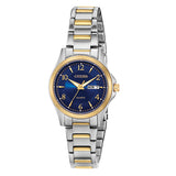 Ladies' Citizen Quartz Blue Dial Two-Tone Watch