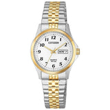 Citizen Ladies' Quartz Two-Tone Stainless Steel Expansion Watch