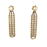 "Elegance" 14K Yellow Gold  1.25CTW (0.50CTW studs and 0.75 CTW Removable Attachments) Convertible Diamond Earrings Estate