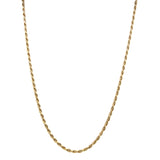 "Emmett" 14K Yellow Gold 1.4mm 18" Rope Chain Estate