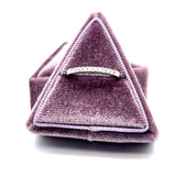 "Fable" 14K White Gold 0.10CTW Diamond Band Estate