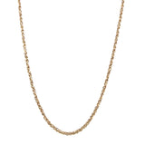 "Glint" 10K Yellow Gold Sparkle Chain 1.5mm Estate 18"