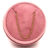 "Glint" 10K Yellow Gold Sparkle Chain 1.5mm Estate 18"
