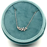 "Iridessa" 14K White Gold 0.20 Carat Total Diamond Necklace Estate