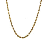"Janna" 14K Yellow Gold 8.5g 2.3mm Rope Chain 18" Estate
