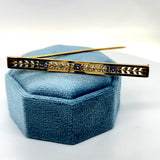 "Jewell" 14KY Vintage Three-Stone Brooch Estate