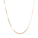 "Joan" 14K Yellow Gold 0.6mm Box Chain 18" Estate