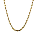 "Kasey" 10K Yellow Gold 4.5g 2mm Rope Chain 16" Estate