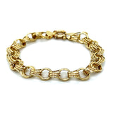 "Keres" 14K Yellow Gold 9.5g Charm Bracelet – 7" (Estate)