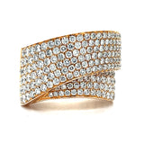 "London" 18K 14.7g Rose Gold 2.39CTW VS Multi Diamond Fashion Ring