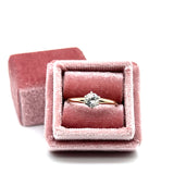 "Lorni" 14K Two-Tone Gold 0.50CT Round Diamond Solitaire Engagement Ring – Estate