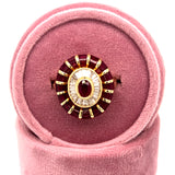 "Lydia" 18K Yellow Gold 2.80CTW Ruby and 0.75CTW Diamond Spiral Ring Estate