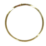 "Ma'am" 14K Yellow Gold Flat Omega 16 inch 36g
