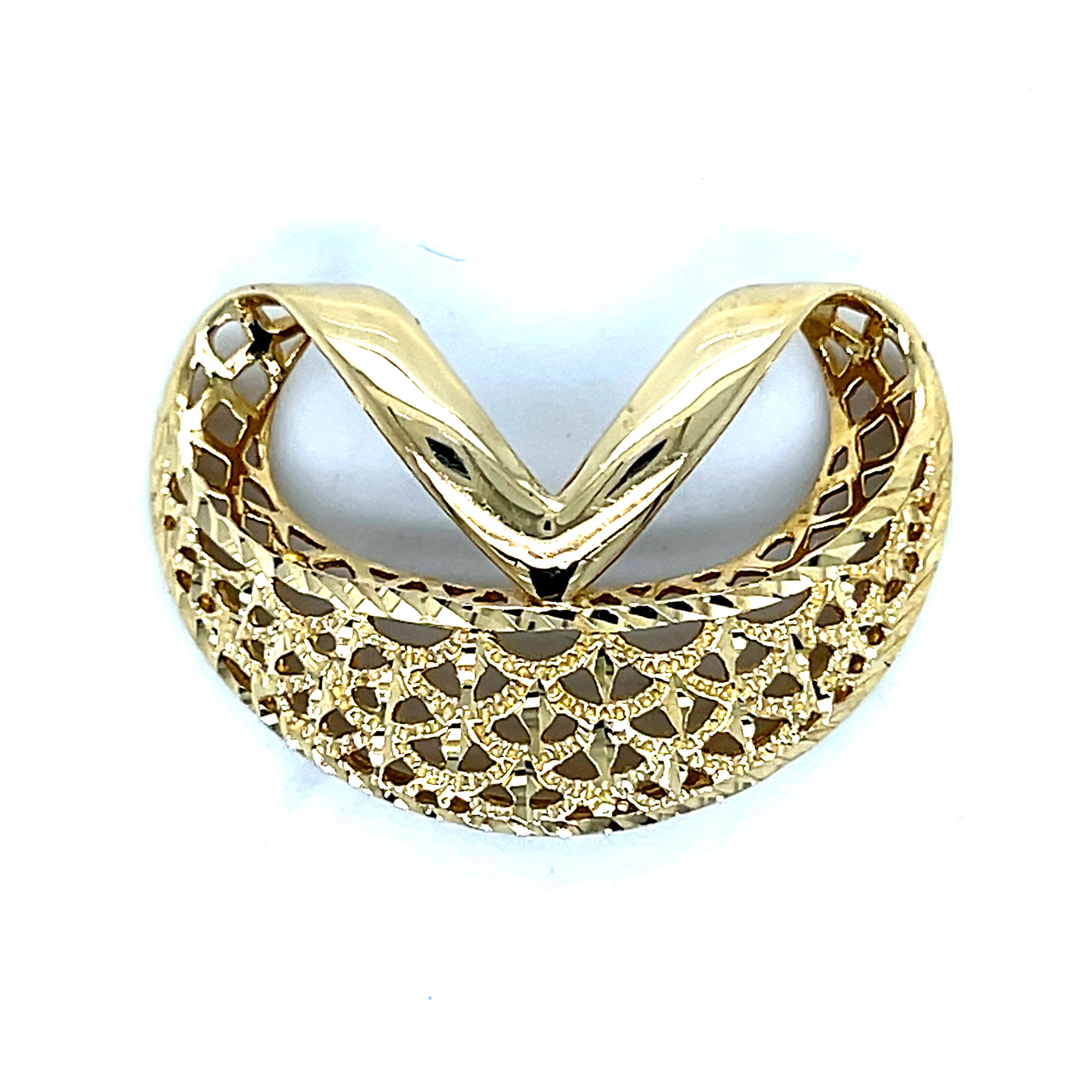 "Mamba" 14K Yellow Gold 4g Omega Slide Estate