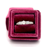 "Mandi" 14K Yellow Gold 0.52 Carat Total Weight Diamond 3-Stone Bridal/Engagement/Wedding/Anniversary Ring Estate PXOTO225