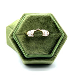 "Marie" 14K Yellow Gold 0.40CT Diamond Jacket/Wrap Estate Wedding Band