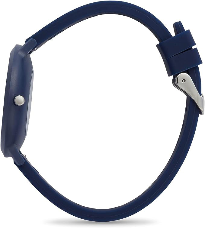 Speidel Recyclable Easy Reader Watch with Fashion Silicone Navy Strap