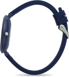 Speidel Recyclable Easy Reader Watch with Fashion Silicone Navy Strap