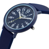 Speidel Recyclable Easy Reader Watch with Fashion Silicone Navy Strap