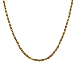 "Nolana" 14K Yellow Gold 3g 1.5mm Rope Chain 16" Estate