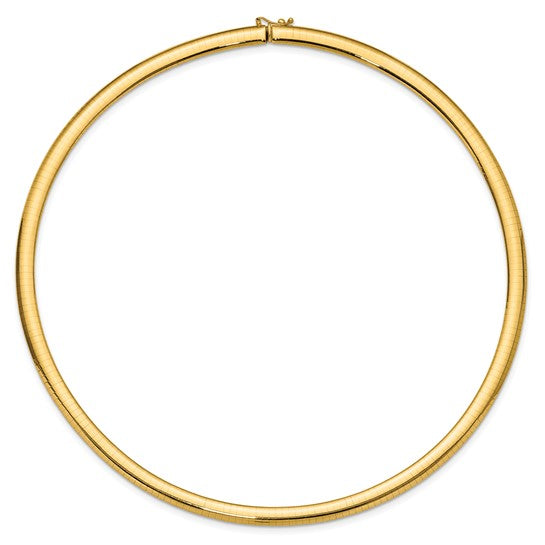 "Megara" 10K Yellow Gold 6.2mm 16" Omega Chain Weighing 31g Estate