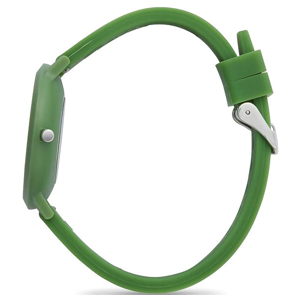 Speidel Recyclable Easy Reader Watch with Fashion Silicone Avocado Strap