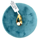 "Pacific" 10K Yellow Gold 6.5mm Pearl Slide Estate