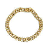 "Partner" 14KY 7mm Charm Bracelet 7.5" Estate