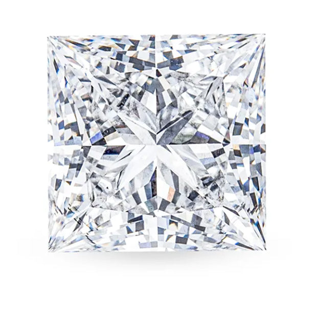 3.01CT Lab Grown Princess Diamond E Color, VS1 Clarity, IGI#605335040