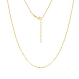 Silver Gold Plated Open Rope Chain