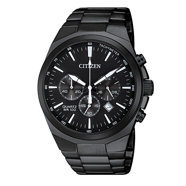 Citizen Men's Quartz Chronograph Black Dial Watch