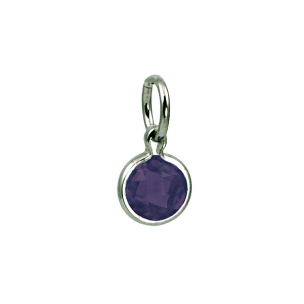 Sterling Silver June Birthstone Coin Charm Mommy Chic Collection