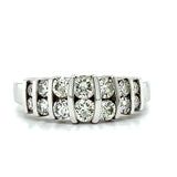 "Silvy" 14K White Gold 1.06 Carat Total Weight Wedding Anniversary Band Estate