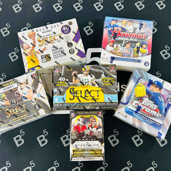 Unopened Football, Basketball, and Baseball Boxes