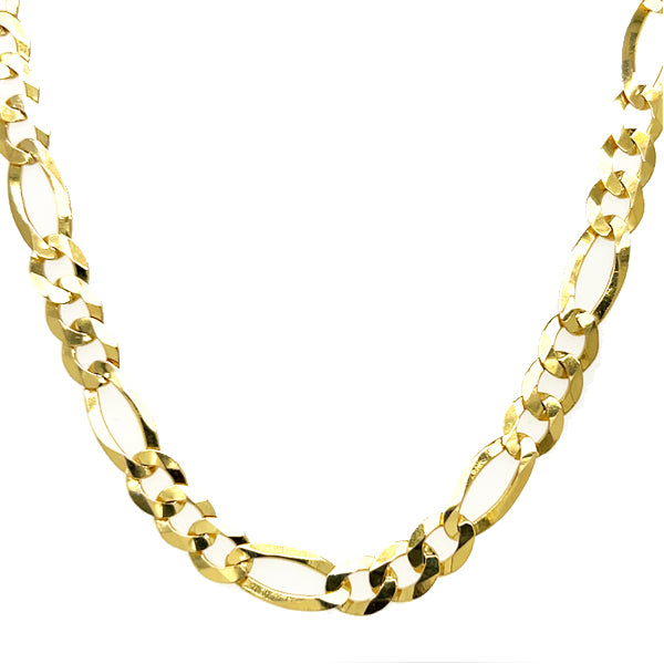 "Mateo" 10K Yellow Gold Figaro Chain 18  Estate YYWPP