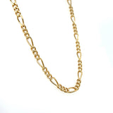 Forever Gold Yellow Gold 4mm Figaro Chain 24"