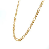 Forever Gold Yellow Gold 4mm Figaro Chain 24"