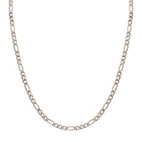 Men’s Titanium 4.7mm Figaro Chain 22"
