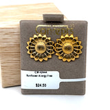 Sunflower Allergy Free Earrings