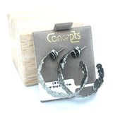 Flower Hoop Allergy Free Earrings